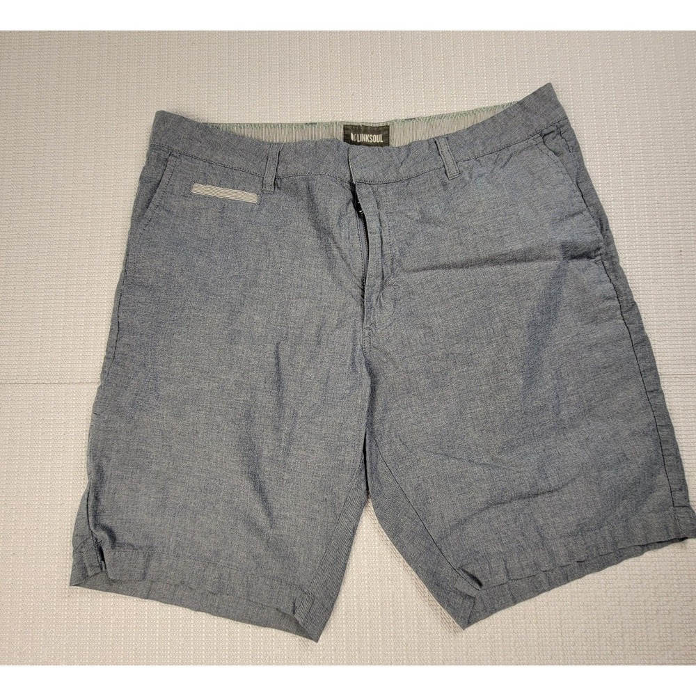 Linksoul Boardwalker AC Short Blue Men's Size 35x9‎ Performance Golf Stretch